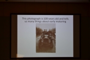 Nå går jeg ikke i detalj på alt han sa, men et 109 års foto er en bra årgang