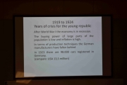 Mange biler allerede i 1923