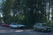 Her er vår første stopp på turen hjemover hvor vi skal spise en sen lunsj