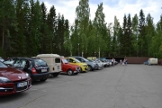 Ikke så mange på plassen enda men jeg ser Arve sin 4 er på plass