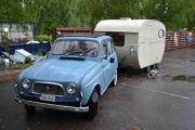 Andre bilen er med campingvogn, skal vi telle den som en eller to?