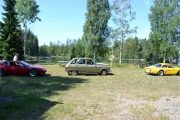 Nå er det på tide med avreise, men hva driver Vidar med, han må legge seg i rekka da
