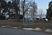 7 april 2019 - Vi passerer Høyenhallparken i bil, her er det også en fin skøytebane om vinteren