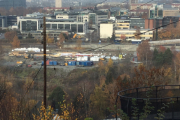 Det er fra november 2015, sånn så det ut da, før byggingen begynte