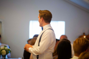 Toastmaster setter oss i gang med en tale