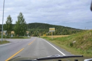 Men nå skal vi ta til venstre mot Eidsvoll - tror jeg