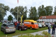 Og her er alt i orden, masse biler og mennesker på Fransk bildag