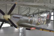Denne Spitfire har jeg tatt bilde av før tenkte jeg og det stemte, da hang den i taket på Oslo lufthavn i forbindelse med markeringa av Luftforsvarets 75-årsjubileum