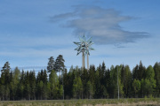 Hvem tror du tok initiativet i 2002? Jo, det var klubben min det - Renaultklubben. Her passerer vi Polarstjernen som egentlig heter Kepler-stjernen som Vebjørn lagde og landet på Gardermoen Næringspark i 2000 tror jeg