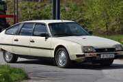 Neste som kommer er en Citroen CX 25 GTI Turbo fra 1986, jeg ser faktisk at det står Turbo på siden