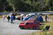 Her er vi seks Renault-er og to Simca-er nå