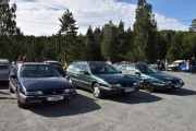 Her må jeg bare sjekke, Janne kjenner vi men hva med de to andre? Fra Janne, Citroën XM Injection fra 1997, og til høyre en Citroën XM fra 1999. XM er en modell som ble produsert fra 1989 til 2000, så vi kommer til å se flere av disse på veterantreff