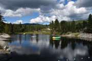 Kobberbergselva kommer fra Buvannet, Steingrunnsvannet og til slutt Bråtavannet