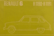 REPARASJONSHÅNDBOK MR.145 RENAULT 6 R1180-R1181 Røis RN. AS. Denne er på norsk