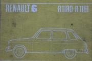Verkstads-Handbok M.R.145 - Renault 6 R1180-R1181. Denne er på svensk