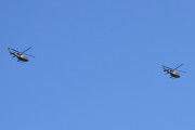 Morten 26 juni 2018 - To Bell 412 Arapaho helikoptre i formasjon over Høyenhall