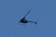 Morten 10 juli 2019 - Helikopter over Høyenhall, det er LN-OZK som er en Robinson R22 Beta II fra 2008 som European Helicopter Center eier