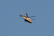 Morten 24 juni 2020 - Politihelikopter over Høyenhall, klokken er 21.45. Dem passer på oss om kvelden også