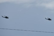 Morten tirsdag 30 juni 2020 - Bell 412HP Arapaho i formasjon over Høyenhall