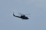 Morten tirsdag 30 juni 2020 - Bell 412HP Arapaho over Høyenhall, dette er den fremste. Jeg tror dem er oppgraderte da jeg ser to antenner på taket