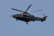 Morten lørdag 14 november 2020 - LN-ORC over Høyenhall, klokken er 12.46. Nå har dem basen sin like borti her. Dette er Politiets siste nye helikopter, Leonardo AW169 fra oktober 2019