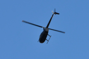 Morten 2 september 2020 - LN-OGT over Høyenhall, det er et Robinson R44 fra 2008 som HelikopterDrift på Kjeller eier. Sikkert han som var her før i dag også