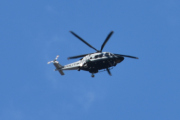 Morten 30 april 2021 - LN-ORA over Høyenhall, Politiets første helikopter. Husker dere, ORA, ORB og ORC :-)