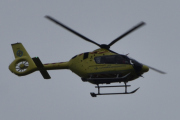 Morten søndag 1 august 2021 - Norsk Luftambulanse over Høyenhall, klokken er 07.32. Dem er ute med sin Airbus H135 Lege Luftambulansetjenesten