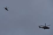 Morten 15 august 2021 - To Politihelikoptre møtes over Høyenhall