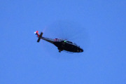 Morten mandag 2 august 2021 - Politihelikopter over Høyenhall på natten