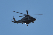 Morten 26 oktober 2021 - LN-ORA besøker Høyenhall, det er Politiets første helikopter Leonardo AW169 som kommer på besøk