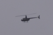 Morten 5 desember 2021 - Robinson R44 over Høyenhall, jeg ser jo ikke rotorbladene igjennom linsen en gang