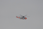 Morten 8 januar 2021 - Forsvarets Redningshelikopter Sea King nr. 073 over Høyenhall