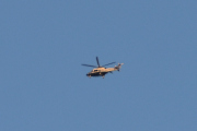 Morten 21 mai 2021 - Politihelikopter over Høyenhall i kveldsolen, det er en Leonardo AW169