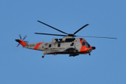 Morten 27 mai 2021 - Sea King 070 over Høyenhall, det er en Westland Sea King Mk43B, hvis jeg ikke tar feil