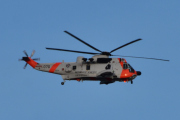 Morten 27 mai 2021 - Sea King 070 over Høyenhall, holder til på Rygge, kanskje Luftforsvarets 330 skvadron som drifter det?