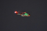 Morten 18 mars 2021 - Sea King over Høyenhall, det er sent på kvelden så jeg skal være glad for at det i det hele tatt ble et bilde