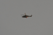 Morten 20 mars 2021 - Politihelikopter om kvelden på Høyenhall, her har jeg en liten mulighet til å zoome inn men vi ser ikke hvem av dem det er