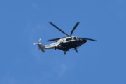 Morten 30 april 2021 - LN-ORA over Høyenhall, Politiets første helikopter. Husker dere, ORA, ORB og ORC :-)