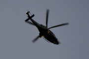 Morten 31 mars 2021 - Politihelikopter over Høyenhall, litt sent på kvelden