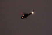 Morten 9 mars 2021 - Helikopter over Høyenhall, det er militærhelikopter igjen og det var fem av dem, men for mørkt til å ta bilde av alle fem