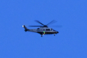 Morten 10 april 2022 - Politihelikopter over Høyenhall om kvelden