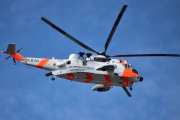 Morten 19 august 2022 - Westland Sea King med nummer 070 besøker Høyenhall, den tilhører sikkert 330 skvadronen på Rygge