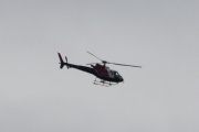 Morten 2 august 2022 - Helitrans over Høyenhall, klokken er 08.58. Det er litt for tidlig, og litt for langt unna