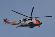 Morten 26 august 2022 - Westland Sea King med nummer 073 besøker Høyenhall, det skal være 8 gjenværende 1972 modeller og to 1996 modeller har jeg lest