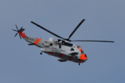 Morten 26 august 2022 - Westland Sea King med nummer 073 besøker Høyenhall, dette var spennende :-)