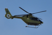 Morten 10 februar 2022 - Lege Luftambulansetjenesten over Høyenhall, Lørenskog har to helikoptre Airbus H145 T2 og H135 T3 og dette er et H135