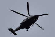 Morten 25 mars 2022 - LN-ORC besøker Høyenhall, det er Politiets nyeste helikopter som kommer på besøk