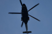 Morten 26 januar 2022 - LN-ORA besøker Høyenhall, Politiets første helikopter Leonardo AW169