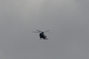 Morten 8 juni 2022 - Politihelikopteret over Høyenhall, noen steder er det helt grått